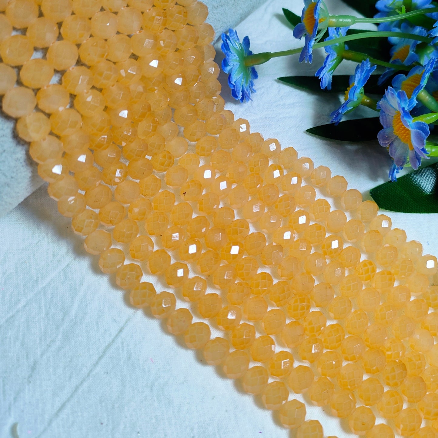 8mm K9 crystal glass flat beads 60pcs perstrand for DIY bracelet & necklace & keychain accessories