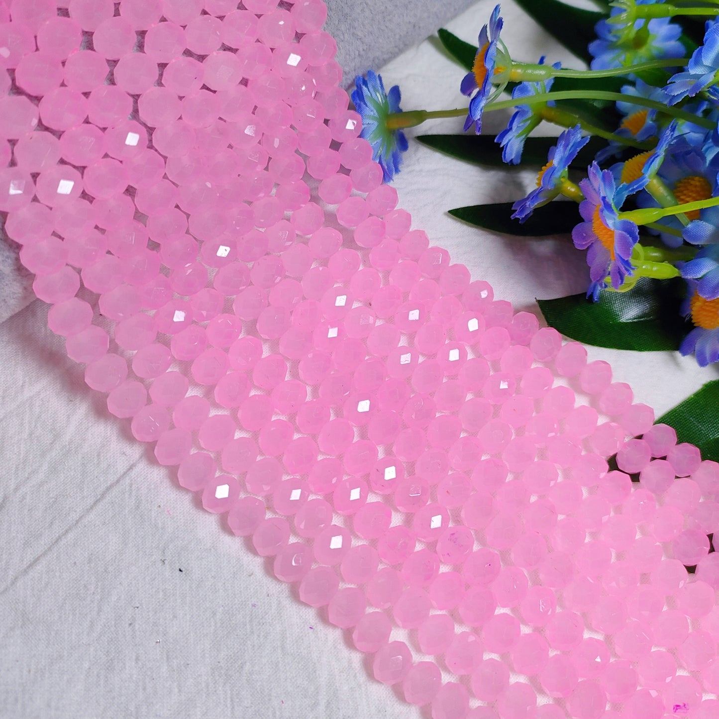 8mm K9 crystal glass flat beads 60pcs perstrand for DIY bracelet & necklace & keychain accessories
