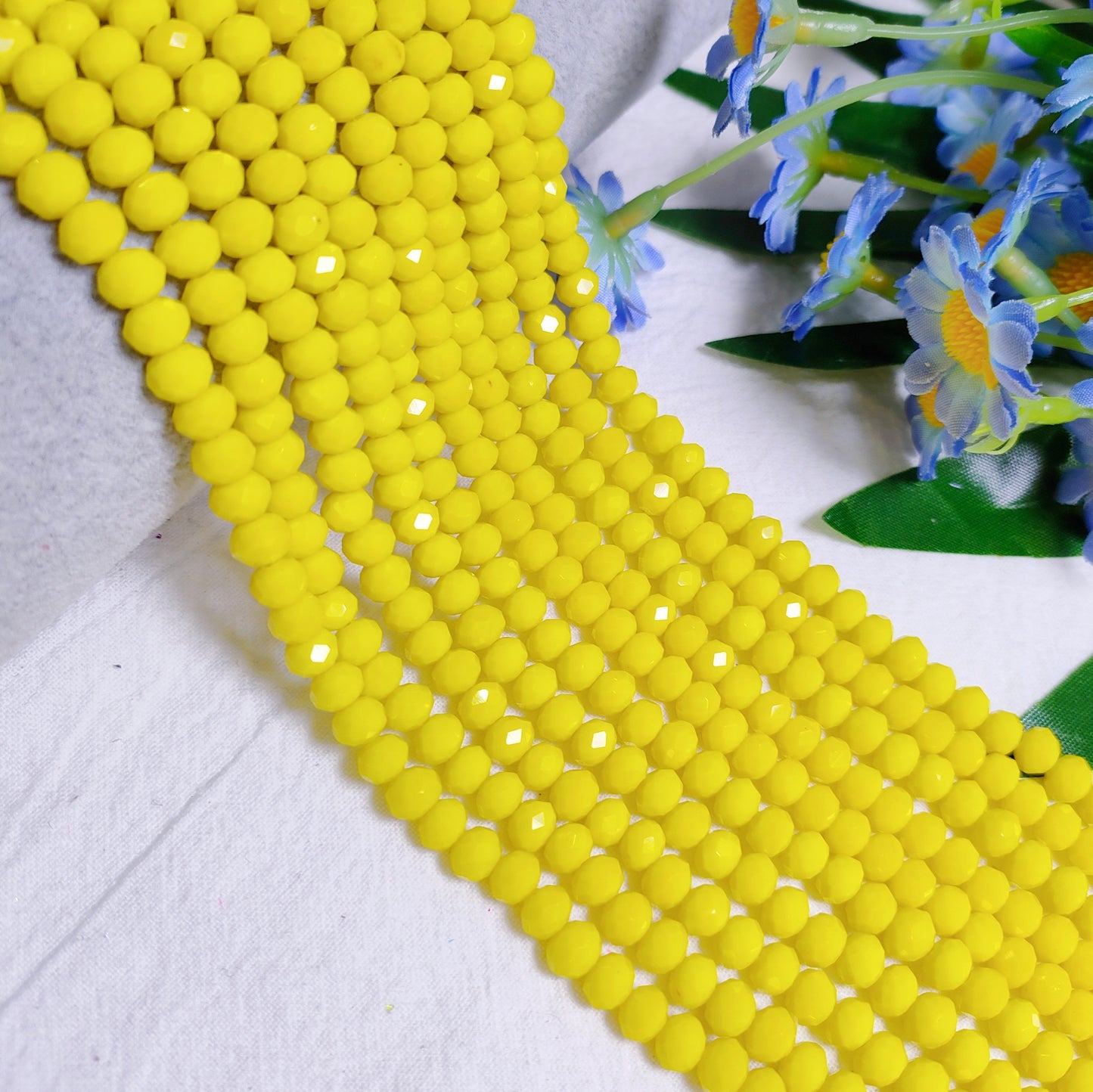 6mm K9 crystal glass flat beads 80pcs perstrand for DIY bracelet & necklace & keychain accessories