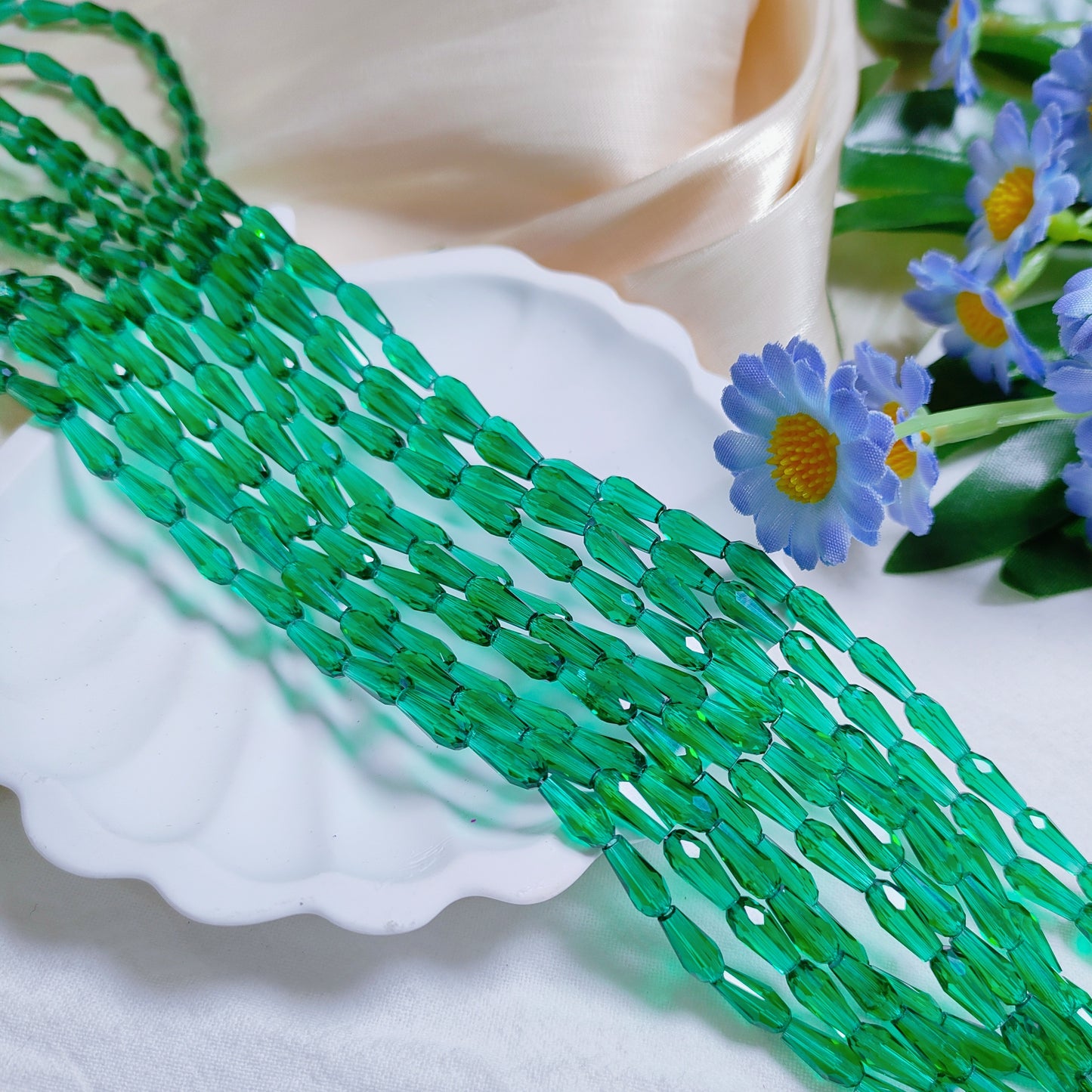 4*9mm K9 crystal glass tear drop beads70pcs per strand for DIY bracelet & necklace & keychainaccessories