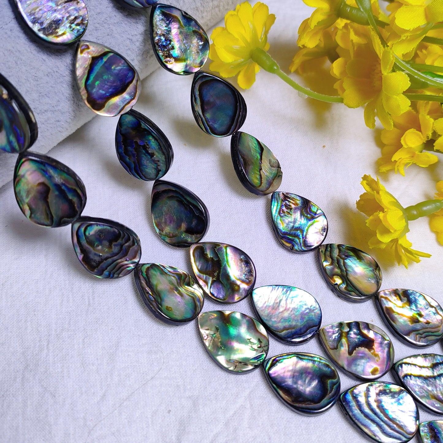 High quality natural abalone shell irregular heart&oval&triangle&tear drop shape beads for DIY braclet&neckalece&keychain&sun catchers&car hangers