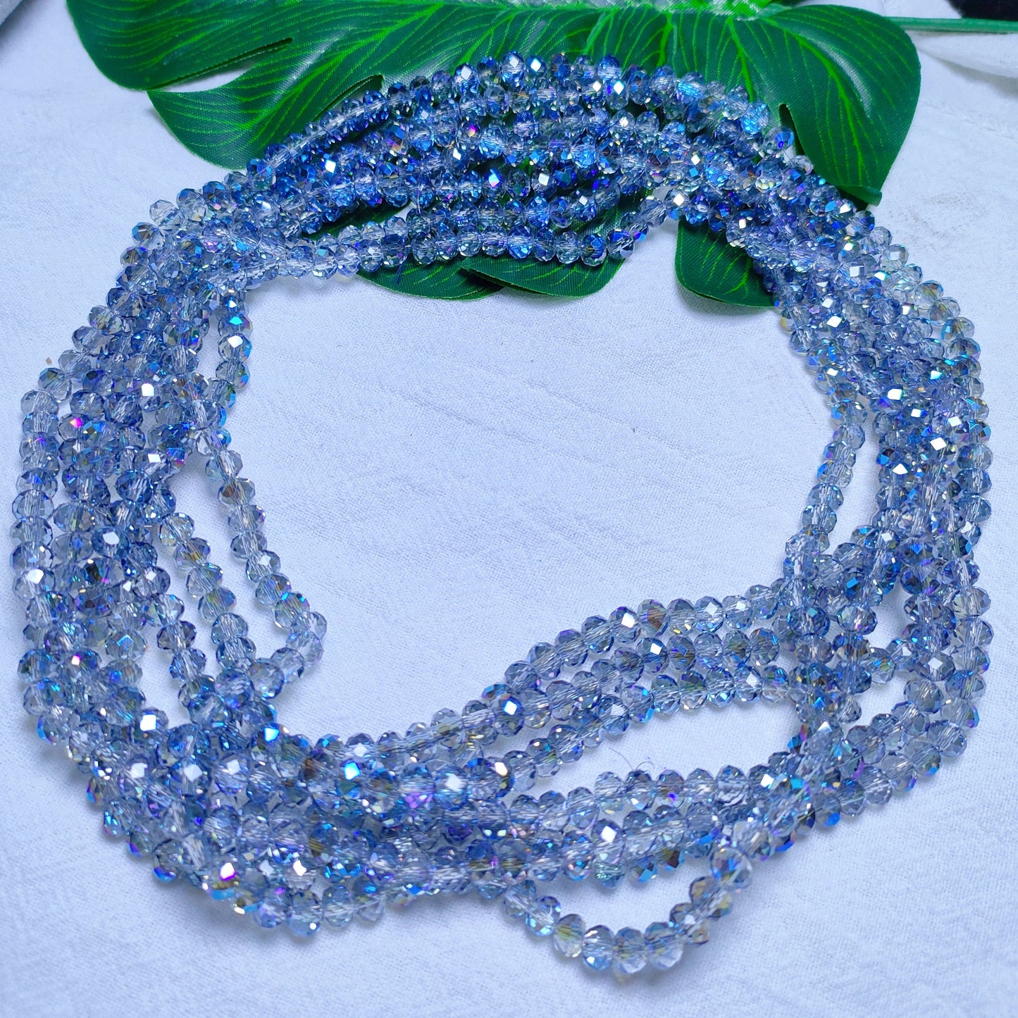 6mm K9 crystal glass flat beads 80pcs perstrand for DIY bracelet & necklace & keychain accessories