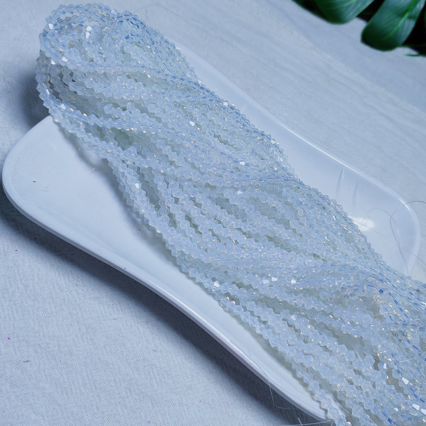 3mm K9 crystal glass bicone beads 11opcsper strand for DIY bracelet & necklace & keychainaccessories